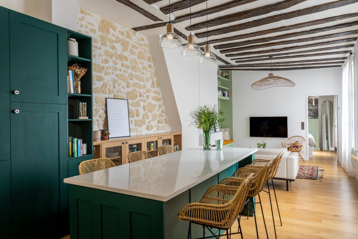 Quel style de cuisine dans une maison en pierres ? - Côté Maison